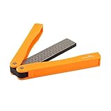 Moobom　包丁磨き　砥石 両面砥石 包丁研ぎ 研ぎ器 包丁砥石　一般包丁研ぎ専用　キャンプ用　折り畳み式　便利