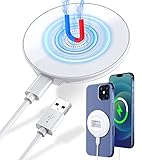 【2021最新版】ワイヤレス充電器 急速 磁気 充電器 無線 置くだけ充電 ワイヤレスチャージャー コンパクト マグネット式 最大10Ｗ出力