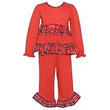 ローラ・Dare Holiday Deck The Halls用フリル付きPJ カラー: レッド