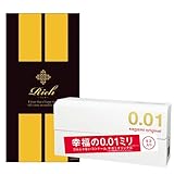 ジャパンメディカル Rich (リッチ) コンドーム Mサイズ (10個入) + サガミオリジナル 0.01 5個入 セット
