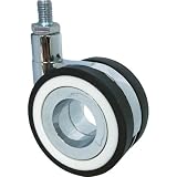 SAMSONG CASTER SAMSONG デザイン双輪キャスター「Koo」 ネジ 自在 75mm KOO-T-75