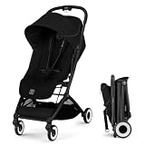 CYBEX サイベックス【公式】 オルフェオ マジックブラック JP 生後1ヵ月〜4歳頃まで コンパクト ベビーカー 肩掛け 持ち運び 旅行 キャリーハンドル (オリジナルリフレクターバンド付き)
