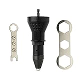 KKmoon リベットガン リベットナットガン リベットツール 電動ドライバーツール コードレスリベットドリルアダプタ インサートナットツール