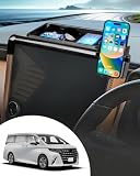 MWWM トヨタ アルファード ヴェルファイア 40系に適合 スマホスタンド Alphard Vellfire 4代目 2023年~現行 車載 携帯ホルダー ナビ設置 スマホホルダー 収納 車 アクセサリー 携帯スタンド 360度回転 片手操作 ワンタッチ開閉 安定 多機種対応