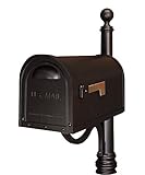 Special Lite Products クラシック カーブサイド メールボックス 郵便受け フルサイズ ブラック SCC-1008-BLK 1