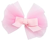 Bijoux & Bee(ビジュー&ビー) チュールリボンのヘアバンド <日本製> ピンク