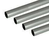 安田 アルミ丸パイプ 1m 1.0x10mm シルバー 4本組