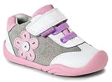 [ペディペド] pediped Grip n Go グリップゴー Claudia クラウディア - セカンドベビーシューズ ベビースニーカー ホワイトピンク EU23 (日本サイズ14.5cm) 【並
