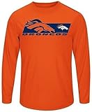 Denver Broncosメンズ長袖合成Stormシャツオレンジビッグ＆トールサイズ