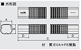 オーケー器材 配管化粧ダクト スカイダクト TDシリーズ フレキシブルダクト アイボリー K-TDF108AC