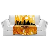 ブランケットウルトラソフトFuzzy 4サイズ！DIANOCHEデザインからby Angelina Vick City lll Austin TexasホームDecor Unique Designer
