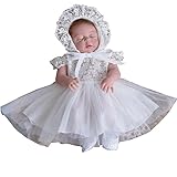 [Antoinette(アントワネット)] 出産祝い 新生児 退院祝い 赤ちゃん用 赤ちゃん ベビー ベビー服 お祝い お宮参り 退院ドレス かわいい レース 白 (66)