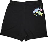 オーバーパンツ黒 キャンディ柄 1分丈(110cm)　通園 通学 ブルマ 女の子　入園　入学　幼稚園　保育園　小学校