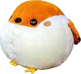 Stewlt シマエナガ ぬいぐるみ、しまえなが ぬいぐるみ、シミュレーション脂肪丸いスズメ＆シジュウカラ、ぬいぐるみぬいぐるみ本物そっくり動物人形、ソフト鳥枕、子供のためのかわいいギフトの女の子を詰め (25*30cm,ブラウン)