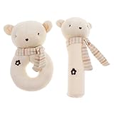 Kesoto 全3種類 ぬいぐるみベル ベビー 聴力発達 幼児 玩具 - ベア