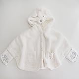 gelato pique ジェラートピケ シロクマbabyポンチョ pbnt174460 OFFWHITE 80