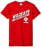 NCAA Slant 100 %防縮加工半袖Tee M レッド