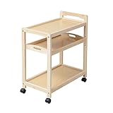 キッチンワゴン「トレイ付きキッチンワゴン(ZFC-0044-NA)」【JKP】(#9897058)サイズ：幅61×奥行34×高さ72.5cm