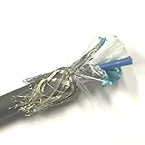 9841 100 ft 24 AWG 1p Stranded全体的な箔/ TC三つ編み90 %コンピュータケーブルfor low-cap EIA RS - 485 cm – クロムBelden