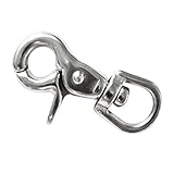 SunniMix 304ステンレススチール　スイベル　トリガー　スナップフック　クリップ　留め金