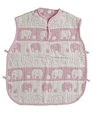 渡嘉毛織 5重ガーゼのふんわり北欧スリーパー(ぞう柄)ピンク【日本製】