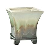 2つのセラミックス多肉植物ポット小さな庭ポットクリエイティブフラワー #3