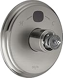Delta T14000-SST2O-LHP Traditional Temp2O Valve Trim without Handle, Stainless [並行輸入品]