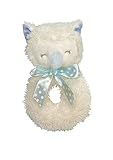 Stephan Baby Sleepy Owl Cuddle Soft Plush Ring Rattle, Blue by Stephan Baby [並行輸入品]
