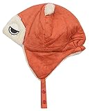 赤ん坊の帽子キッズベビーイヤーマフパイルキャップウールの帽子冬の帽子コーヒー