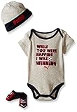 Puma Baby Boys ' 3個入りボディスーツセット カラー: グレイ