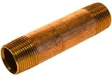 配管工's Choice 90276 1-inch X閉じる真鍮ニップル( 10個パック)