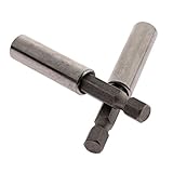 スクリュードライバ延長ビット 六角シャンク ドライバービット 延長ロッド 磁気 10本入り 6cm