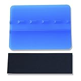 スケルトンブルースキージ　選べるフェルト付 (ブラックフェルト)