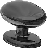Stanley Hardware BB8014 1.34" Diameter Egg-Shaped Knob in Black Chrome [並行輸入品]