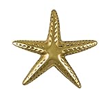 Starfish Door Knocker - Brass (Standard Size) by Michael Healy Designs