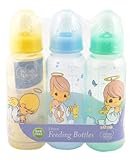 Precious Moments Angel Boys 8 Ounce Bottles, - Colors May Vary by Luv N' Care