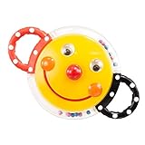 Sassy Rattle with Mirror, Smiley Face [並行輸入品]