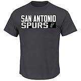 Tim Duncan San Antonio Spurs # 21 NBAメンズVertical Name & Number Tシャツ S グレイ