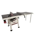 Jet 708495K JPS-10TS, 10-inch Proshop Tablesaw with 52-inch Fence, Cast Iron Wings and With Riving K