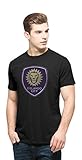 MLS Orlando City Soccer ClubメンズScrum Basic Tee、M、ジェットブラック