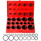LOOKGOU Oリング セット 32種類419個入り オーリング ゴムパッキン (oリング ゴムパッキン) 耐油・耐熱 -30～120℃ 自動車整備/配管用 補修パーツ