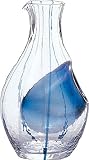 東洋佐々木ガラス 徳利 冷酒カラフェ ブルー 300ml 和がらす ハンドメイド 日本製 61507
