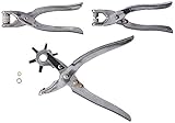 Grip - Leather Punch Set - Chrome Plated, 3 Pc by Grip