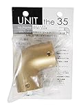 WAKI UNIT the 35 ユニット35 エルボ Φ35ミリ ゴールド