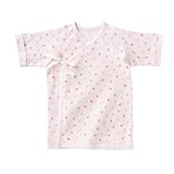 ミキハウスファースト 短肌着 50cm ピンク フライスプリント 40-2161-952 08