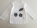 bebe couture(ベベクチュールベビー用品専門店)日本製チェリー柄長袖Tシャツ白90cmコットン１００％