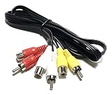 Access 【 150cm 】 3RCA ビデオケーブル AVケーブル(赤 白 黄) 3RCA(オス) - 3RCA (メス) AVケーブル(コンポジット映像+音声) 映像・音声端子(黄/赤/白/3ピン） AV82-OM150