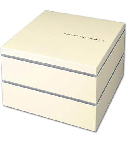 Amazon｜宮本産業 重箱 白渕朱 5.0 二段重 内側抗菌塗装 総容量1600ml