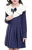 Snone子ども服 秋 ワンピース 子どもドレス かわいい ワンピース お出かけ 通園 通学 普段着 長袖 女の子 キッズ 子供服