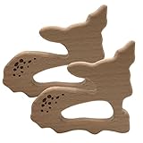 Kesoto 歯がためおもちゃ　歯がため玩具　木玩具　天然木製の歯がためのおもちゃ